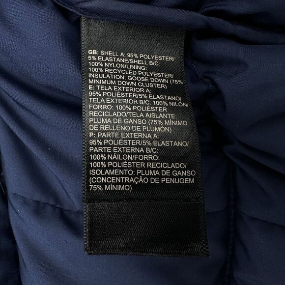 The North Face 700 Down Puffer Vest Jacket Womens Size XS Red Blue Zip Pockets - Picture 12 of 14